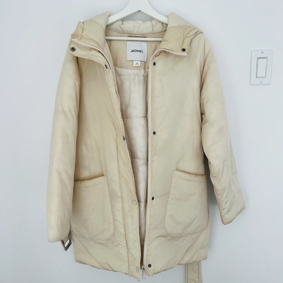 Monki - Oversized belted puffer - Picture 1 of 5
